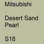 Preview: Mitsubishi, Desert Sand Pearl, S18.